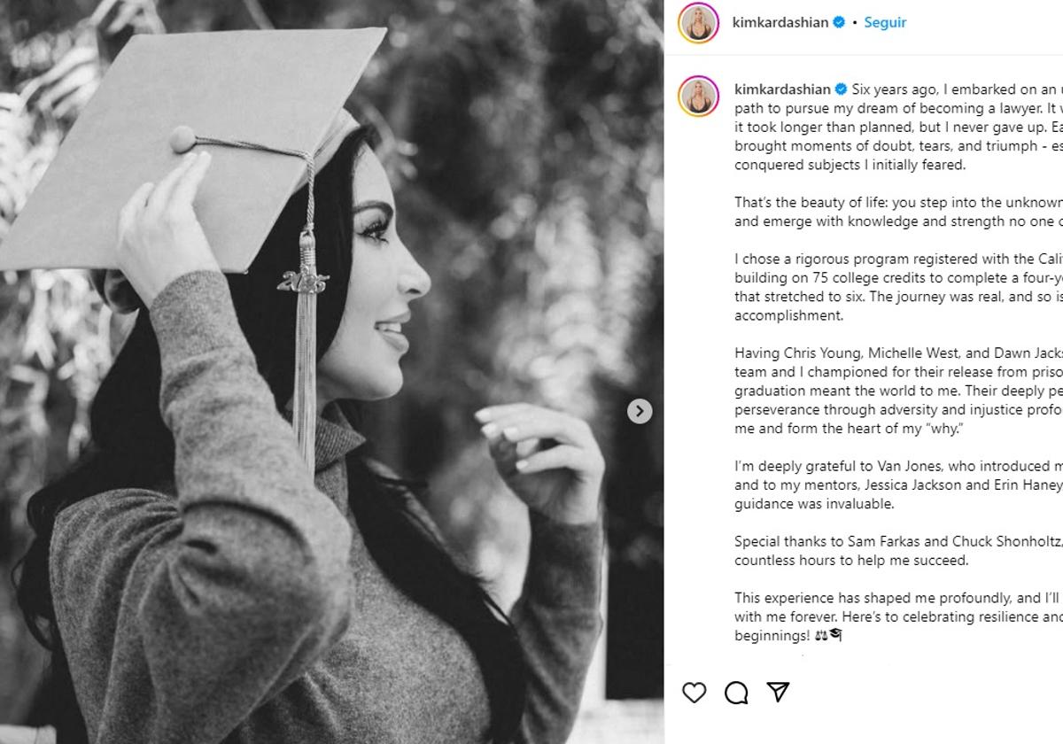 From Social Media to the Courtroom: Kim Kardashian Graduates in Law Following Her Father's Legacy