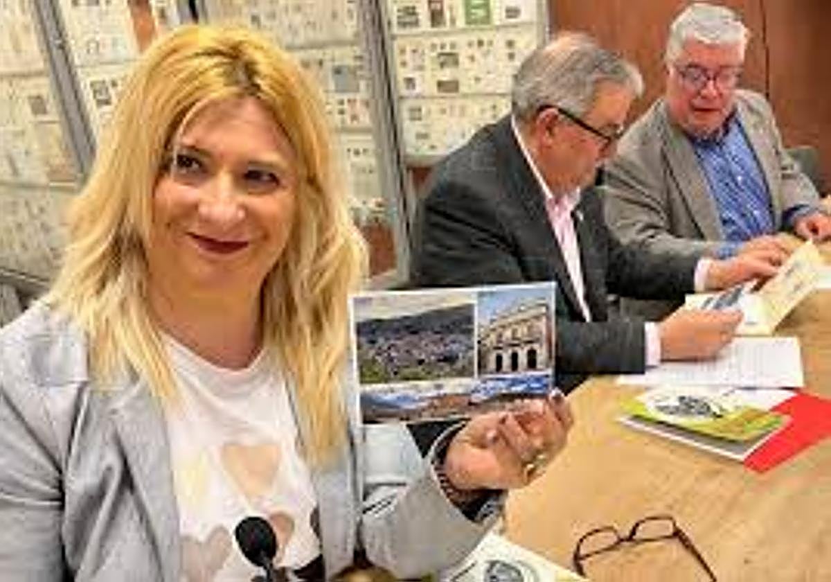 Leire Díez, durante su etapa como directora de Filatelia y Relaciones Institucionales de Correos