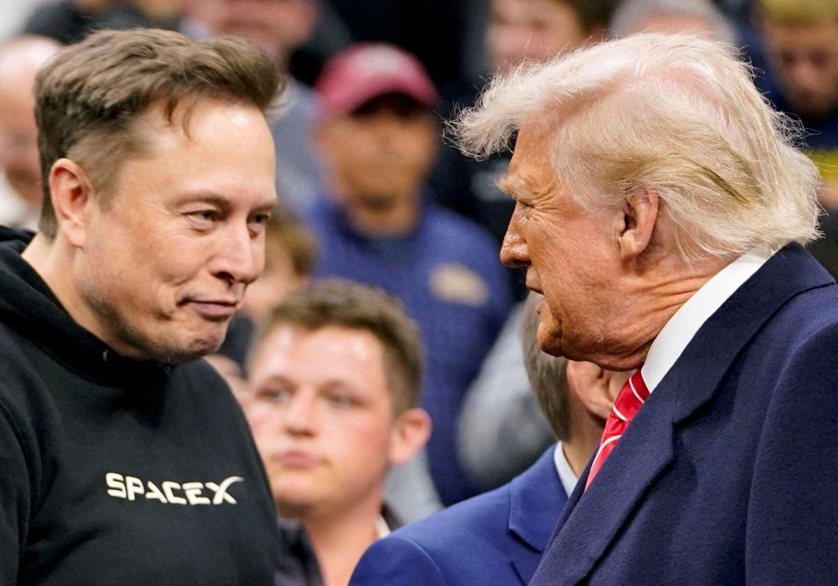 Elon Musk y Donald Trump, en una imagen de archivo.