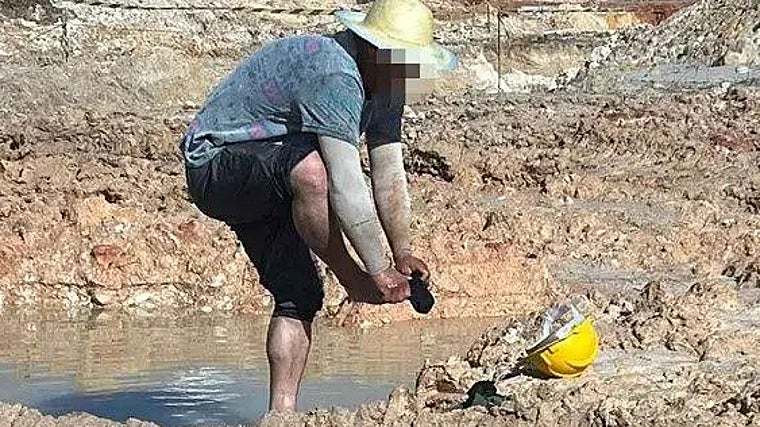 Los trabajadores se encontraban en condiciones insalubres.
