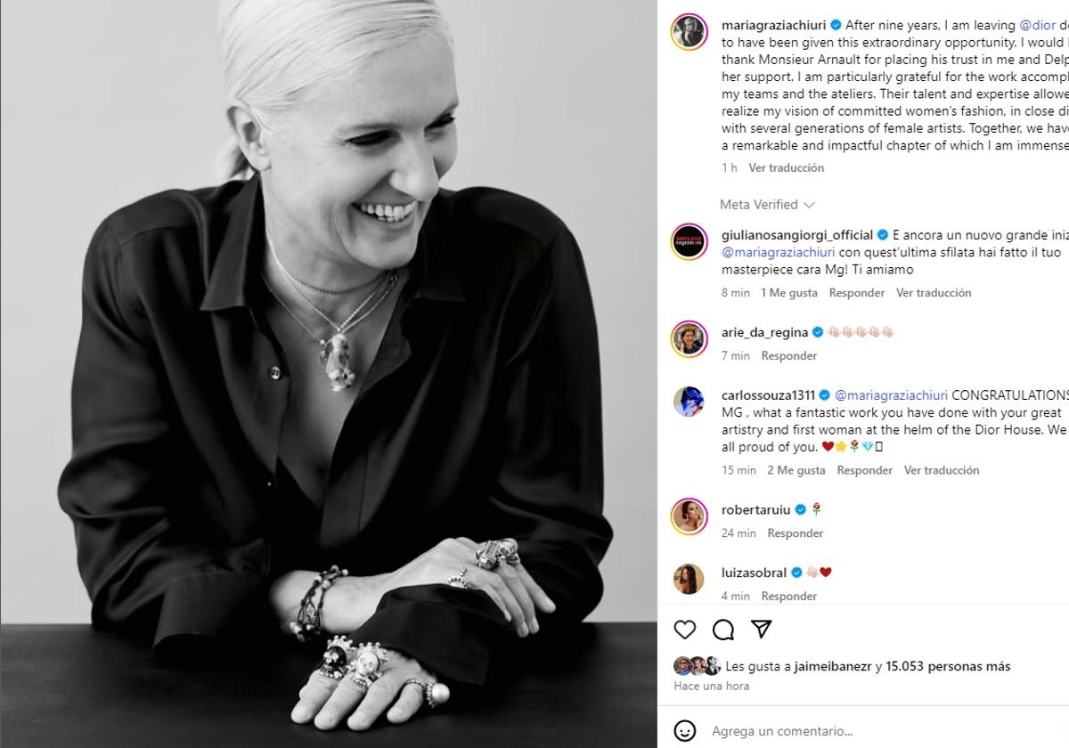 Maria Grazia Chiuri deja Dior | Las Provincias