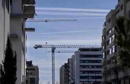 Viviendas en construcción.