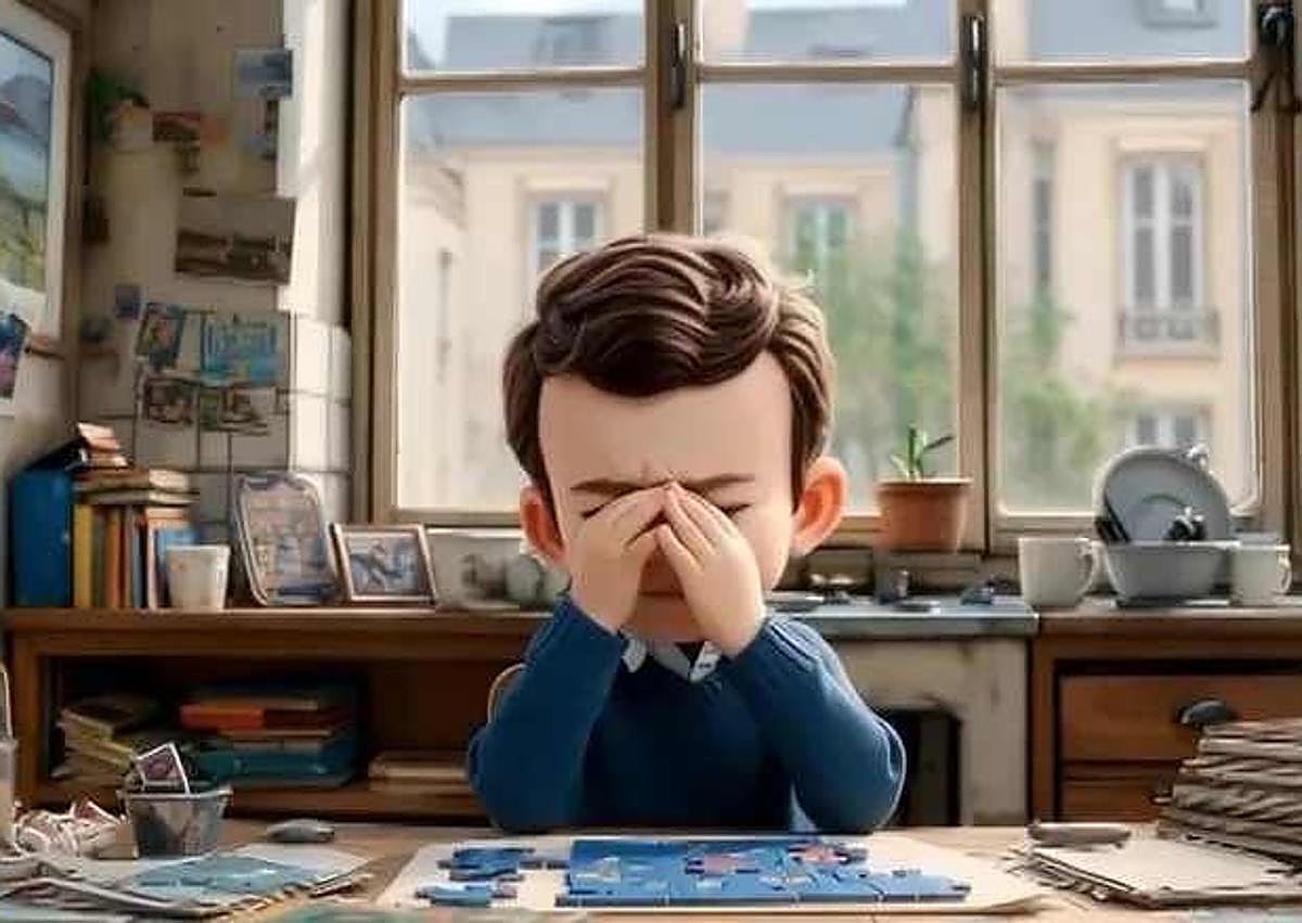 Imagen secundaria 1 - Los 'pequeños' Vladímir Putin, Emmanuel Macron y Recep Tayyip Erdogan en la serie 'Sandpit'. 