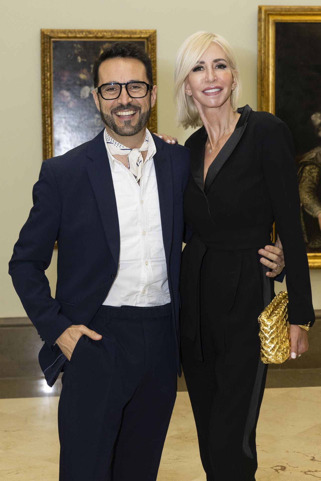 Germán Jiménez, director de Turium, y la galerista María Porto