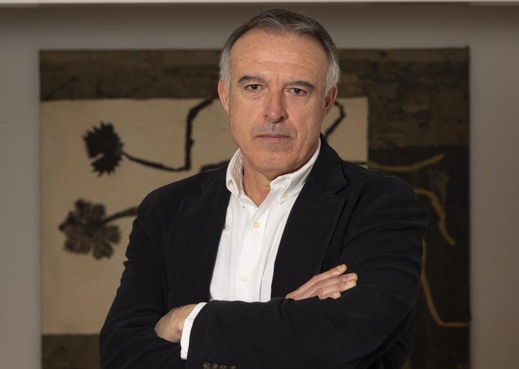 Yanguas, también director de programas de la Fundación Aubixa, en las dependencias de La Caixa