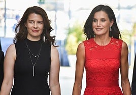 Marío Ocana y la reina Letizia.