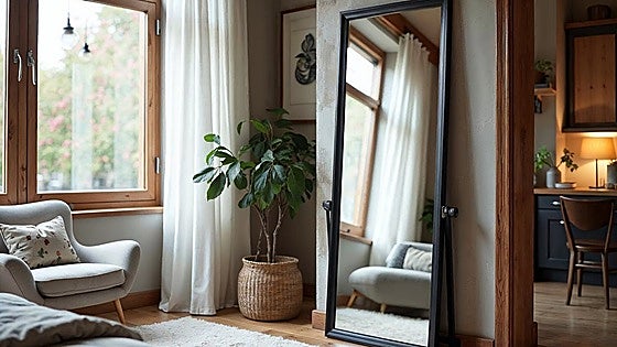 Da amplitud a tu habitación con estos espejos de cuerpo entero para el hogar