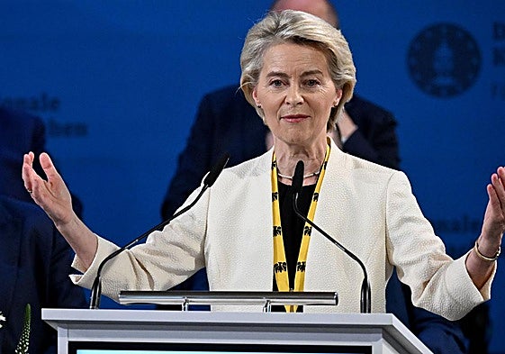 La presidenta de la Comisión Europea, Ursula von der Leyen.