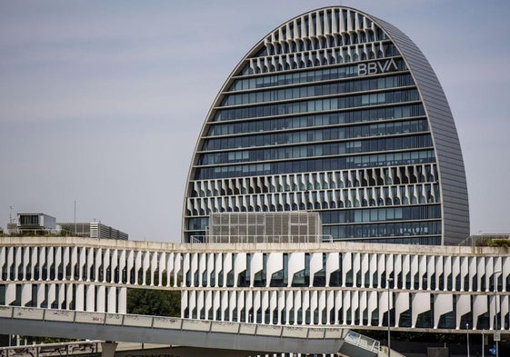 La sede de BBVA en Madrid