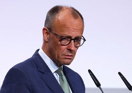El canciller alemán, Friedrich Merz.