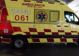 Una ambulancia del servicio de emergencias de Baleares.