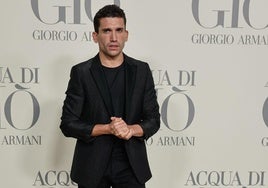El actor Jaime Lorente, en una gala de moda en Madrid.
