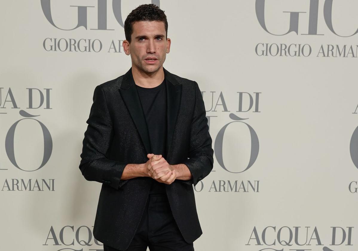 El actor Jaime Lorente, en una gala de moda en Madrid.