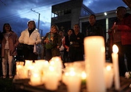 Vigilia por la pronta recuperación de Miguel Uribe.