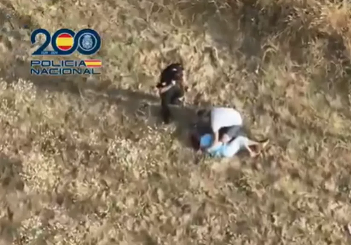 Un dron localiza a una pareja de personas mayores con Alzheimer en Madrid