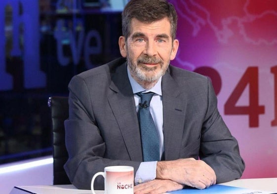 José Enrique Serrano, en un programa de televisión.