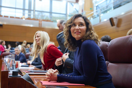 La presidenta de la Comunidad de Madrid, Isabel Díaz Ayuso