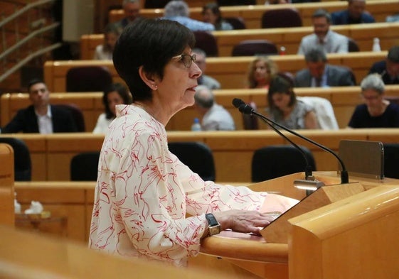 La portavoz del PNV en el Senado, Estefanía Beltrán de Heredia.