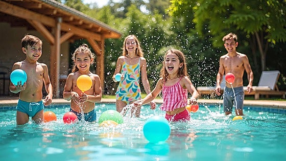 Cómprale a tu hijo estos globos de agua reutilizables para que se lo pase en grande este verano