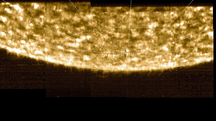 Una nave europea consigue las primeras imágenes del polo sur del Sol