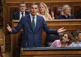 El presidente del Gobierno este miércoles en la última sesión de control al Gobierno del curso