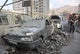 Destrozos en Teherán tras el paso de los cazas israelíes.