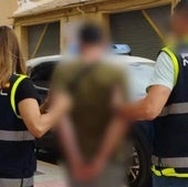 Imágenes de la detención del presunto agresor sexual.