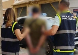 Imágenes de la detención del presunto agresor sexual.