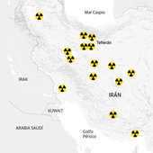 El mapa que explica el ataque israelí a Irán