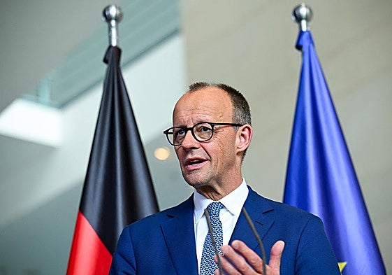 El canciller alemán, Friedrich Merz.