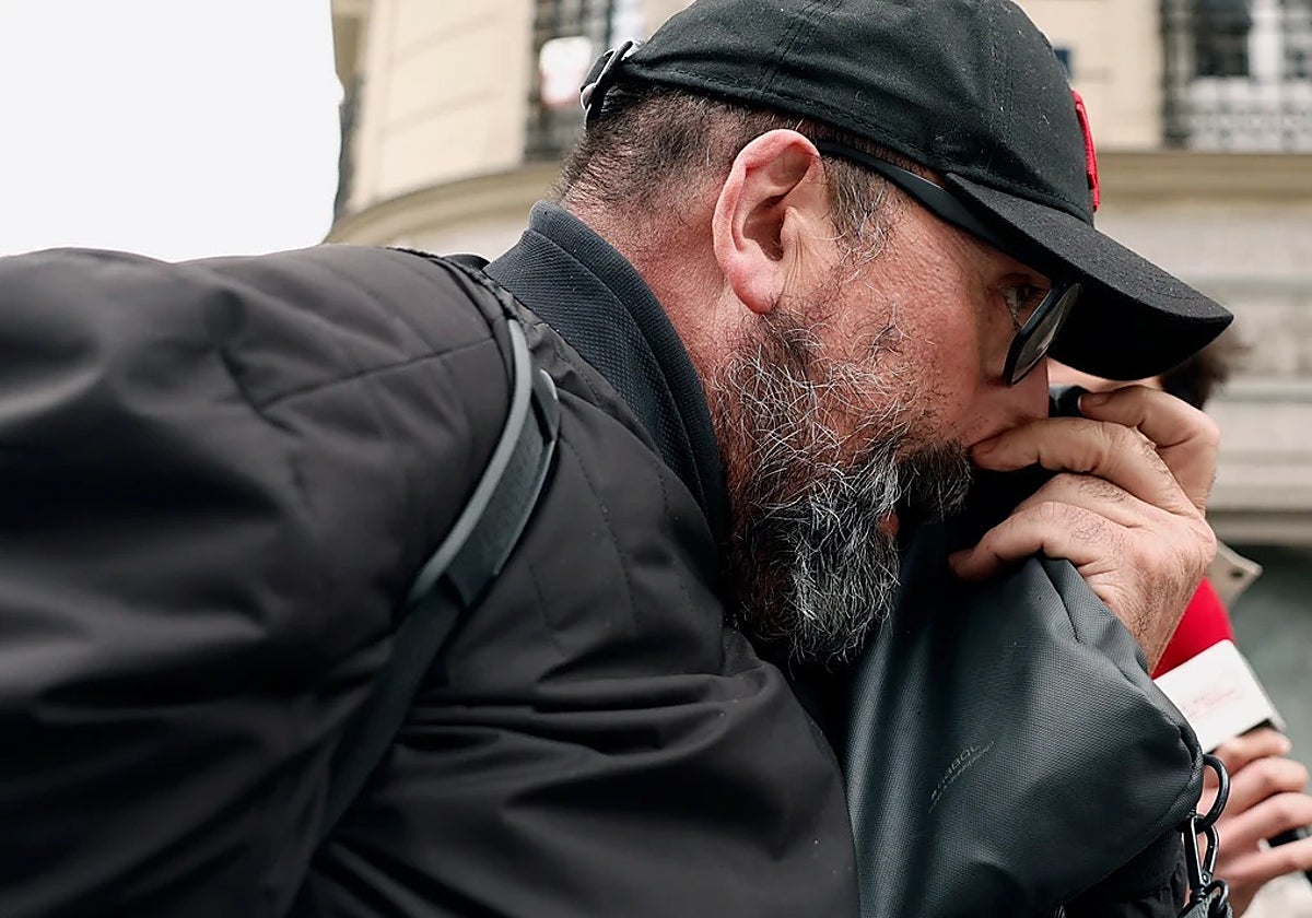 Koldo García en febrero de 2024 cuando declaró en la Audiencia Nacional
