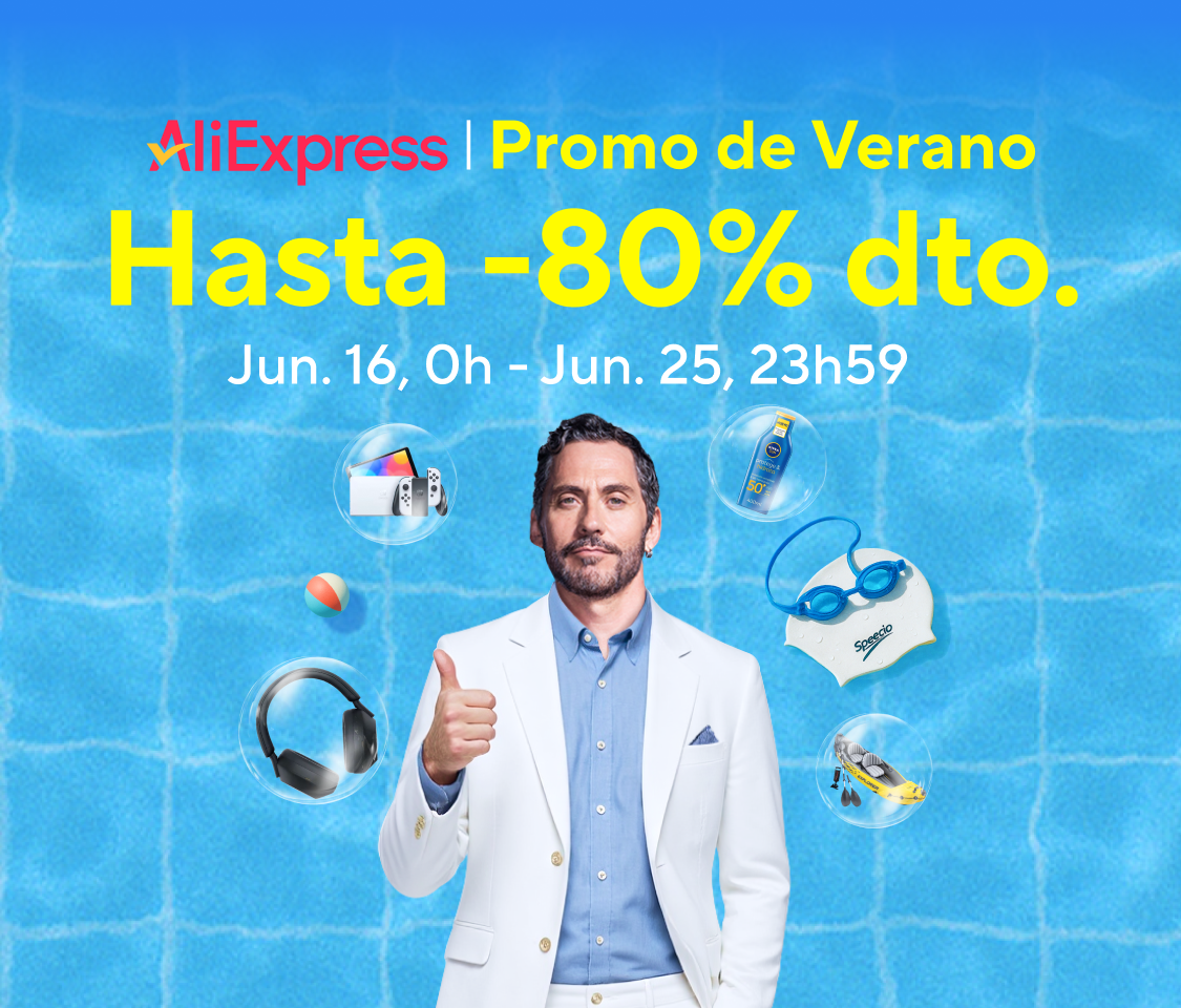 No te pierdas la promoción Summer Sale de AliExpress que arranca hoy ¡¡con descuentos de hasta el 80%!!