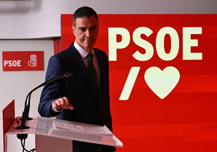 Sánchez defiende «la limpieza» del PSOE y reta a Feijóo y Abascal a una moción de censura