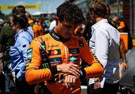 Lando Norris, durante el GP de Canadá.