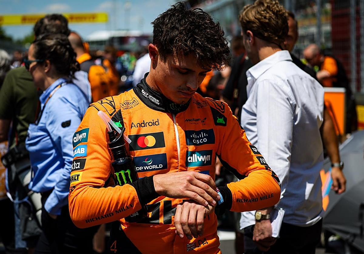 Lando Norris, durante el GP de Canadá.
