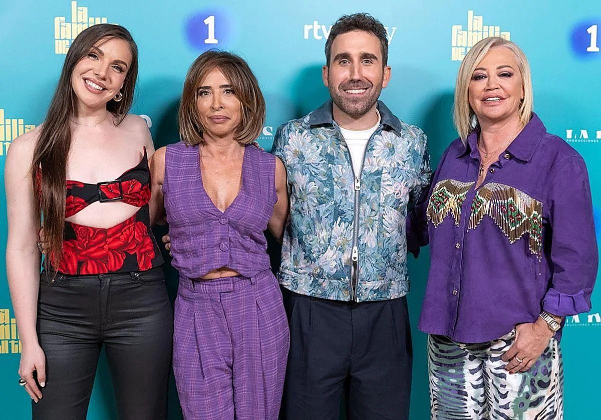 Inés Hernand, María Patiño, Aitor Albizua y Belén Esteban.