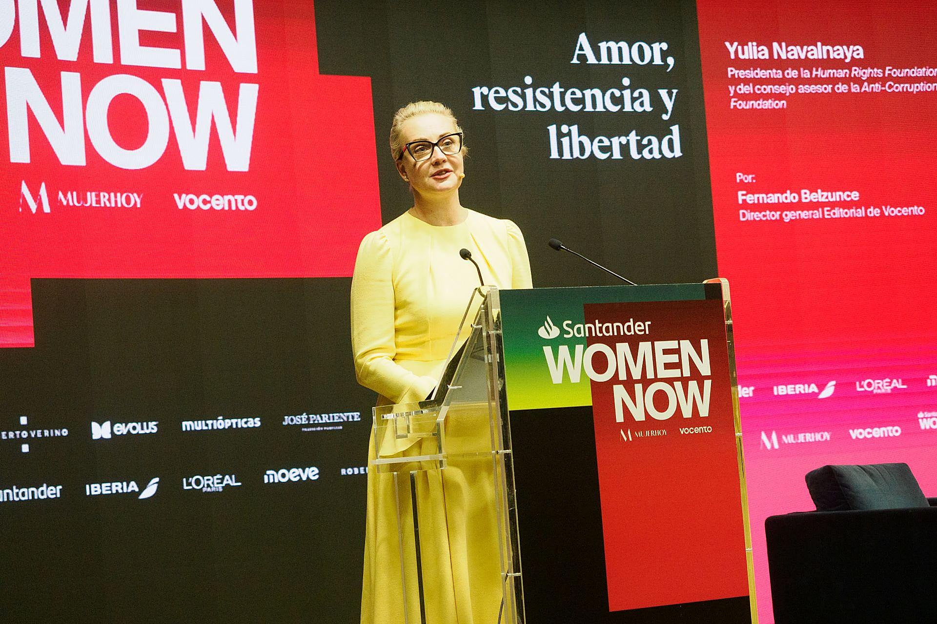 Yulia Navalvaya, presidenta de la Human Rights Foundation y del consejo asesor de la Anti-Corruption Foundation.