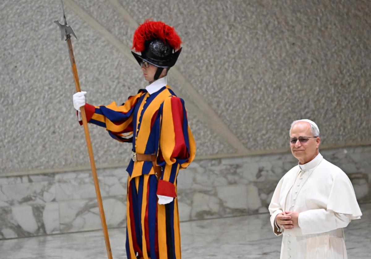 León XIV, en el Vaticano.
