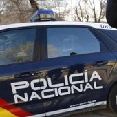 Un coche de la Policía Nacional.