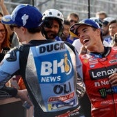 Los Márquez corren en territorio Bagnaia