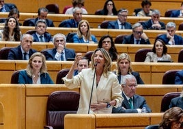 Alicia García, portavoz del PP, en el Senado