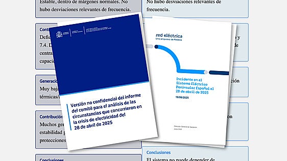 Un apagón, dos informes y algunas sombras: las versiones del cero energético de Moncloa y Red Eléctrica