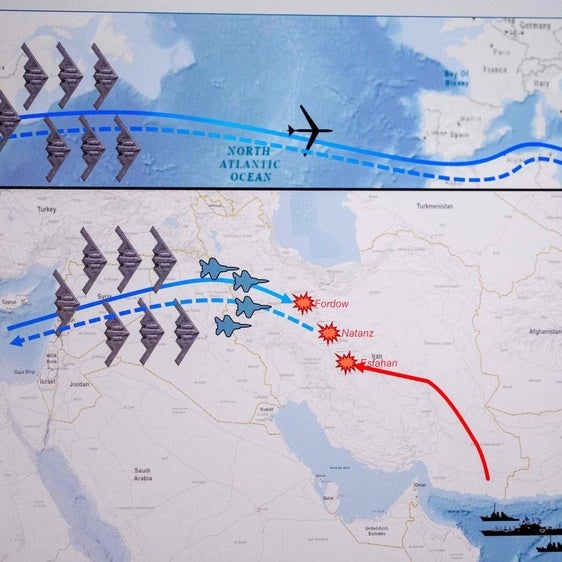 Un ataque 'devastador' con 125 aviones y bombas de 15.000 kilos
