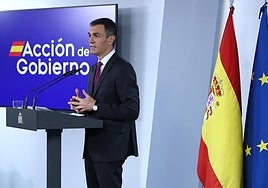 El presidente del Gobierno, Pedro Sánchez.