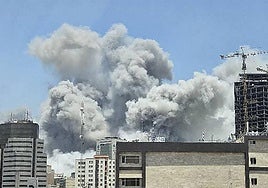 La aviación hebrea atacó un centenar de objetivos «estratégicos» en Teherán.