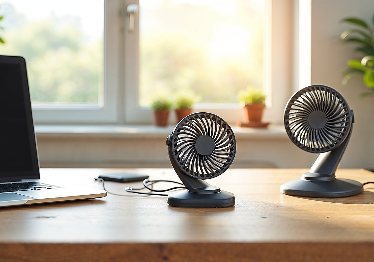 Combate el calor con estos prácticos ventiladores USB