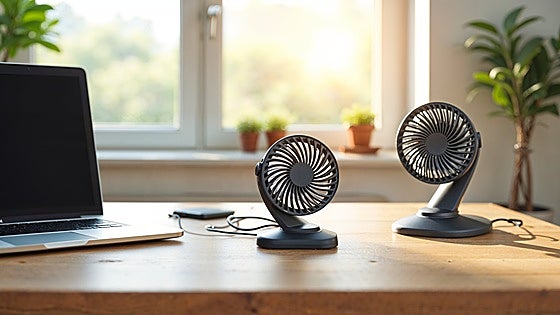 Combate el calor con estos prácticos ventiladores USB