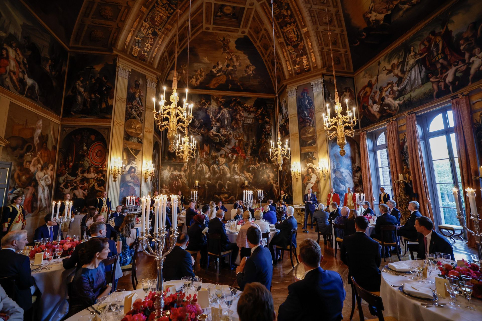 La lujosa cena de gala de los jefes de Estado y de Gobierno de la OTAN en La Haya