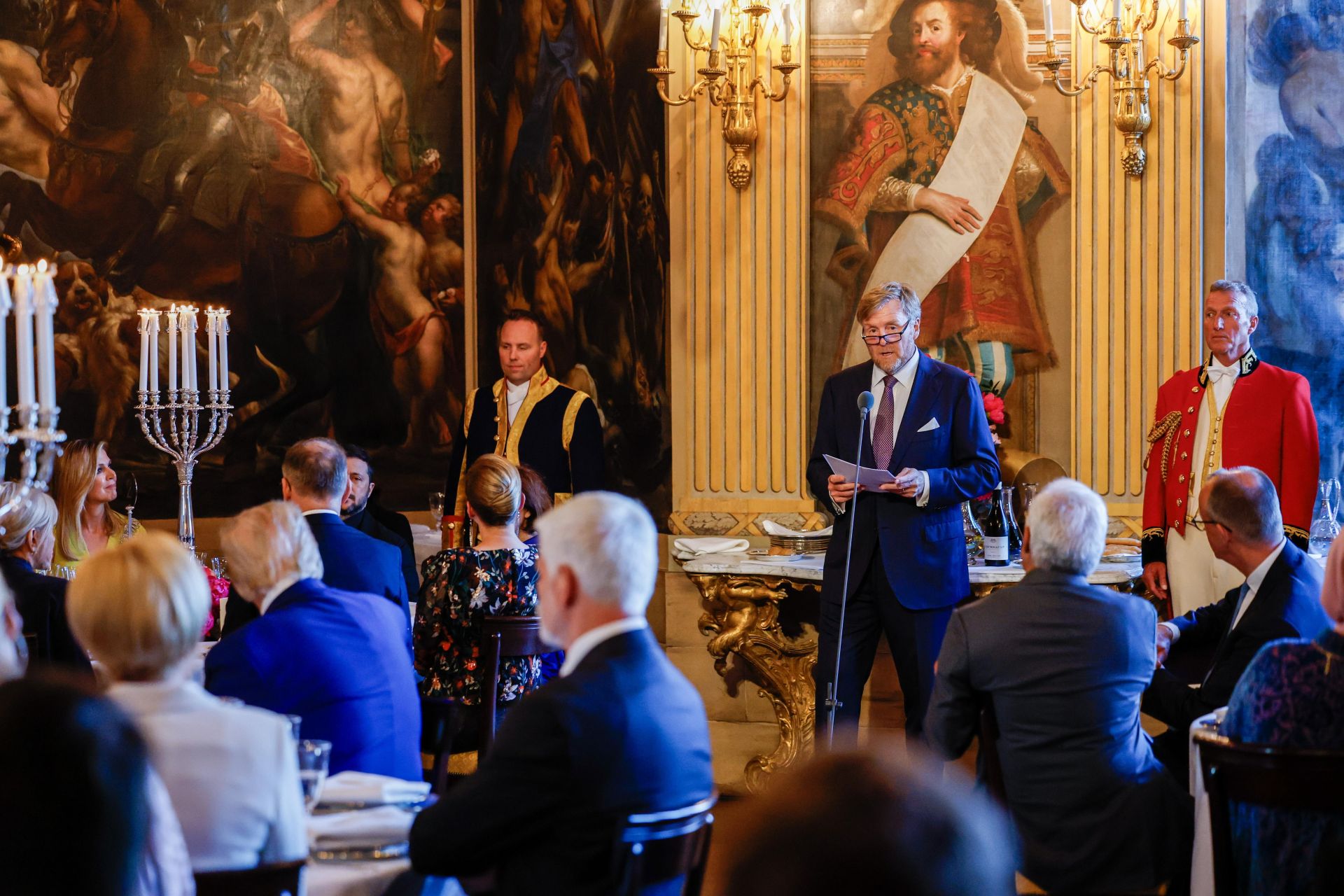 La lujosa cena de gala de los jefes de Estado y de Gobierno de la OTAN en La Haya