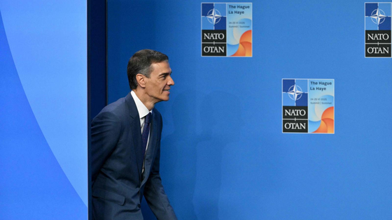 El presidente del Gobierno, Pedro Sánchez, en la cumbre de la OTAN